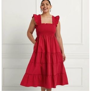 Hill‎ House Home Ellie Nap Dress Size XL Victoria Tiered Midi